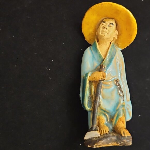 1900 Chinese Mudman  Sculpture - Picture 2 of 7